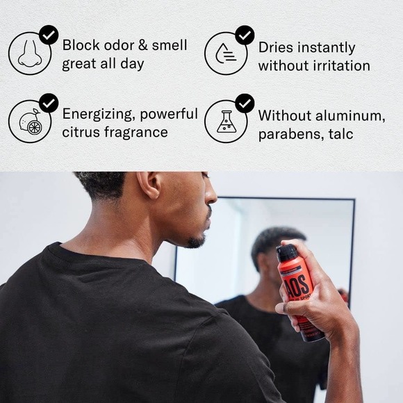 2 Pack Lot AOS Art of Sport Compete Deodorant Body Spray Energizing Citrus - Picture 3 of 6